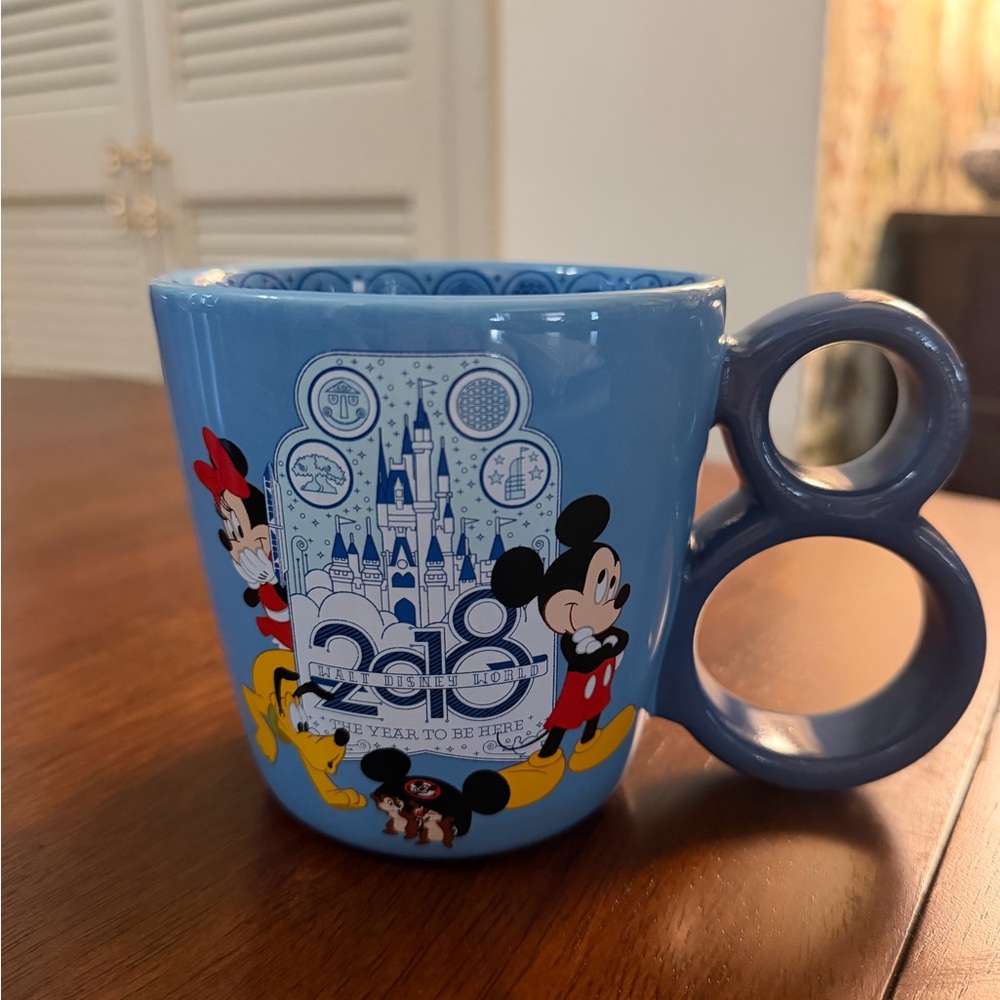 Walt Disney World 2018 Mickey Mouse Blue Mug